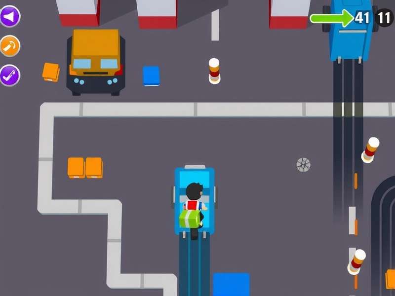 Hasty Delivery Route Gameplay Screenshot